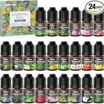 24 Ätherische Öle im Set mit je 6 ml