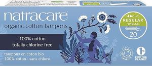 Natracare Bio-Tampons – plastikfrei, parfümfrei, aus Bio-Baumwolle