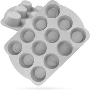 Backefix Muffinform aus BPA-freiem Silikon – nachhaltige, wiederverwendbare Backform für Muffins und Desserts.